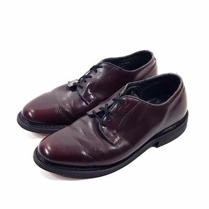 Stuart McGuire Brown Leather Lace-Up Oxfords
